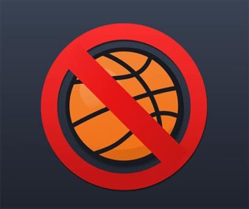 An image featuring no NBA games concept
