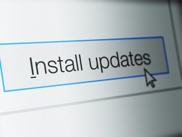 An image featuring installing windows updates concept