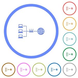 An image featuring network address translator concept