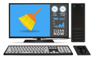 An image featuring PC cleaning concept