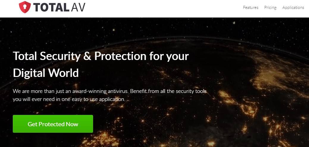 An image featuring TotalAV antivirus