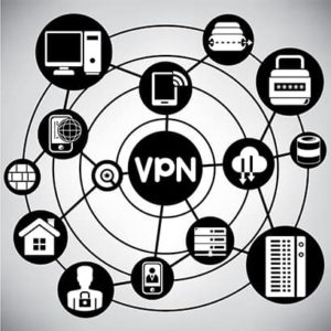 An image featuring VPN infographic concept