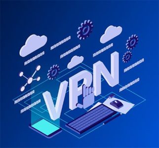 An image featuring VPN service concept