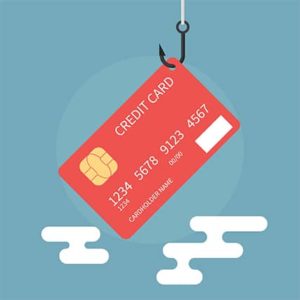 An image featuring credit card fraud theft concept