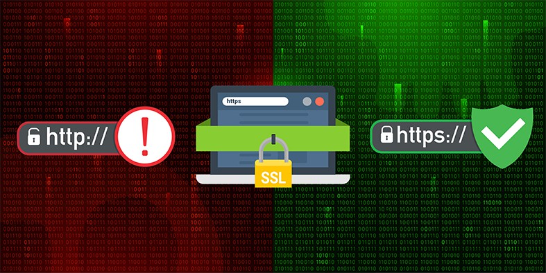 An image featuring fake SSL concept