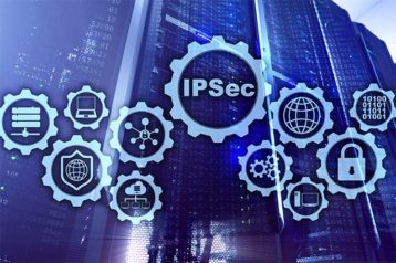 An image featuring IPsec and servers concept