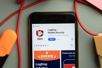 An image featuring the LogDog Mobile Security 2021 app