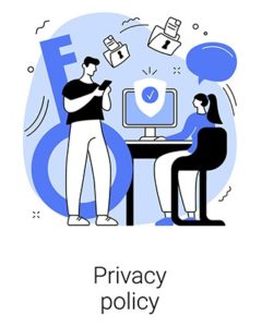 An image featuring privacy policy concept