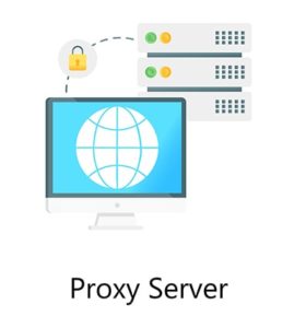An image featuring proxy server concept