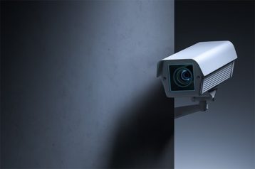 An image featuring security camera concept