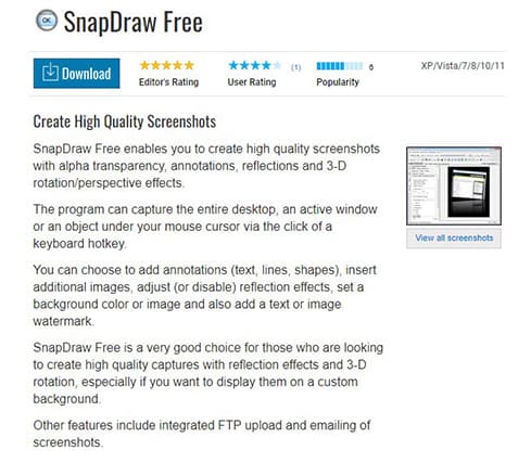 An image featuring SnapDraw screenshot