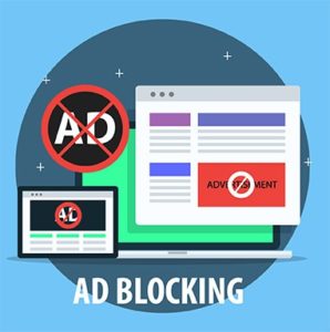 An image featuring advertisement blocking concept