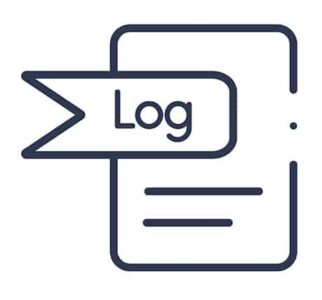 An image featuring data log files concept