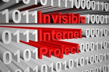 An image featuring I2p invisible internet project concept