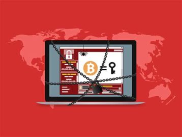 An image featuring the wannacry ransomware concept