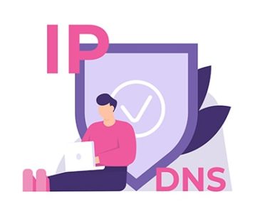 An image featuring DNS privacy concept