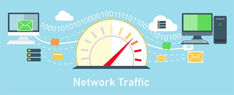 An image featuring network traffic concept