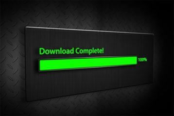 An image featuring torrent download concept