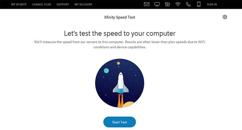 An image featuring Xfinity website screenshot