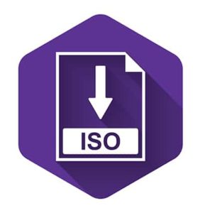 An image featuring ISO file concept