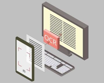 An image featuring OCR scanning concept