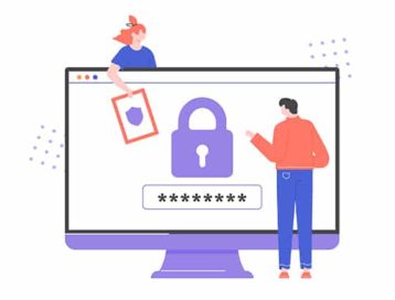 An image featuring browser VPN privacy concept