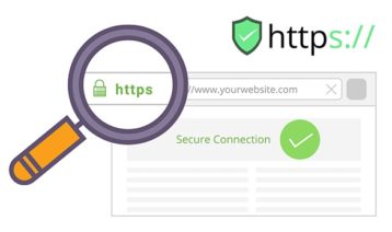An image featuring the HTTPS security concept