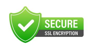 An image featuring secure SSL encryption concept