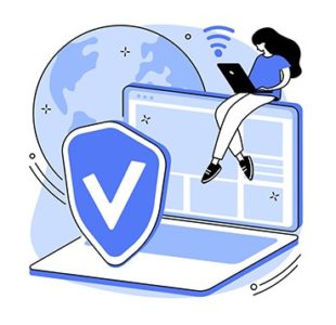 An image featuring VPN extension concept