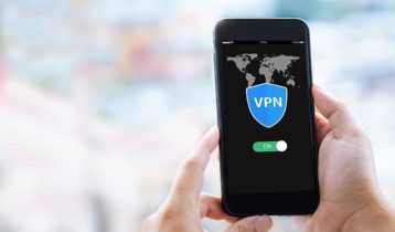 An image featuring mobile VPN app concept