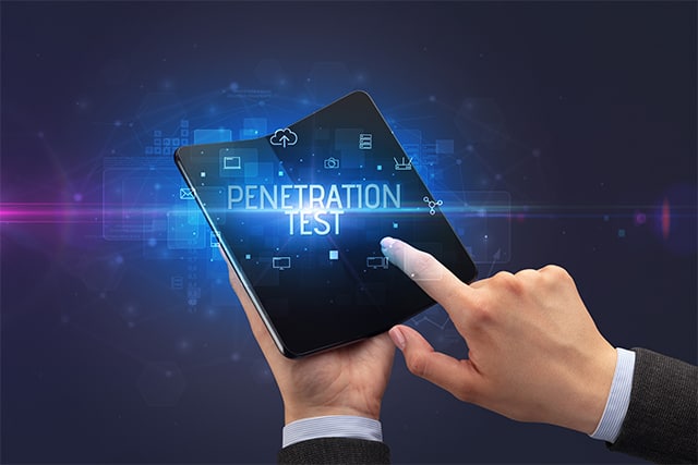 An image featuring penetration testing mobile concept