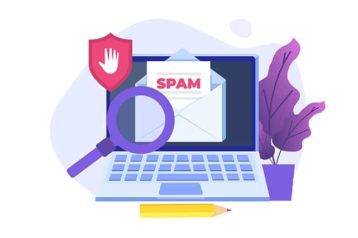 An image featuring anti email spam concept