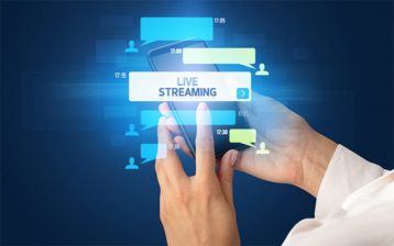 An image featuring livestreaming application platform concept