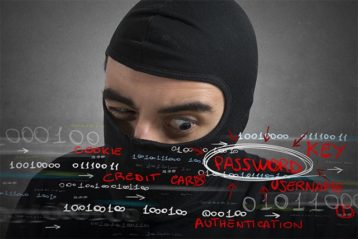 An image featuring hacker activities concept