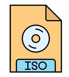 An image featuring ISO file concept