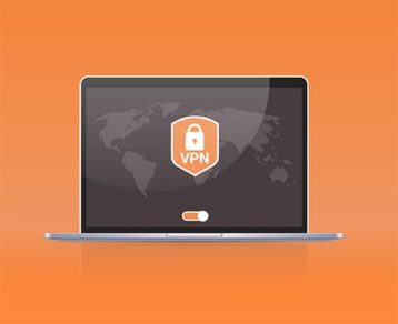 An image featuring a VPN on laptop concept