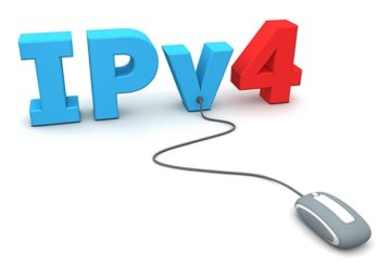 An image featuring an IPv4 address concept