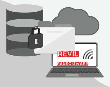 An image featuring the REvil ransomware concept