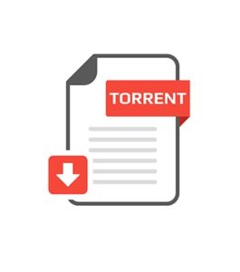 An image featuring torrent file concept