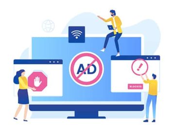 An image featuring adblocking concept