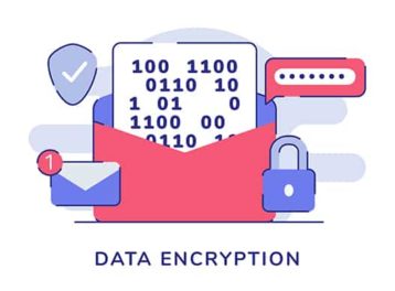 An image featuring encryption concept