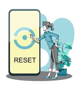 An image featuring factory reset concept