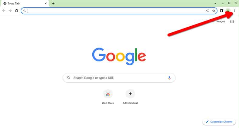 An image featuring how to clear browser history on Google Chrome on personal computer step3