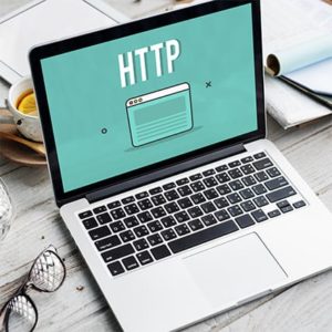 An image featuring HTTP website on laptop representing mirror websites concept