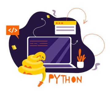 An image featuring python programming language concept