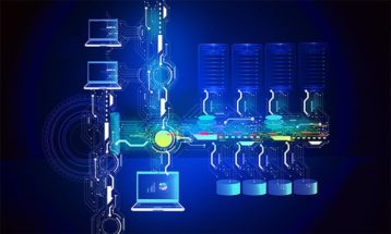 An image featuring secure gateway on network concept