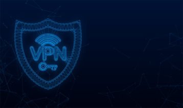 An image featuring secure VPN logo concept
