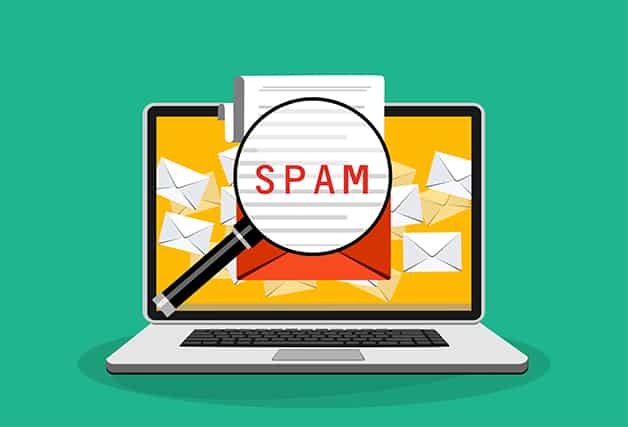 An image featuring anti spam concept