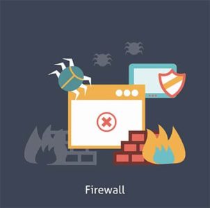 An image featuring a buggy firewall concept