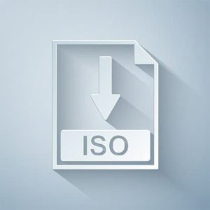 An image featuring ISO file concept